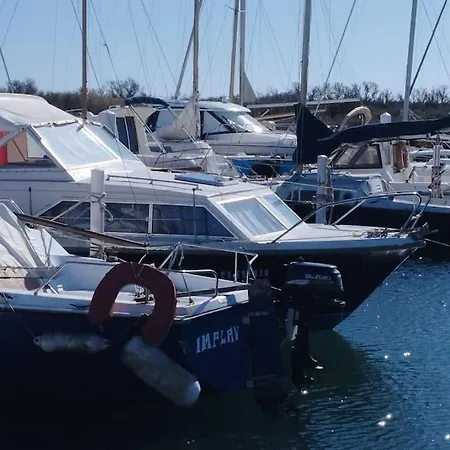 Bateau Entre Terre Sauvage Et